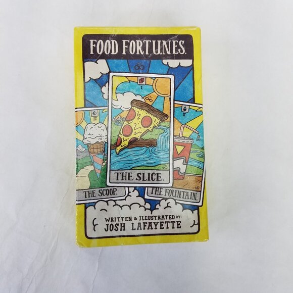 Food Fortunes: Mystical Oracle Tarot Deck By Josh Lafayette Complete - Picture 2 of 7